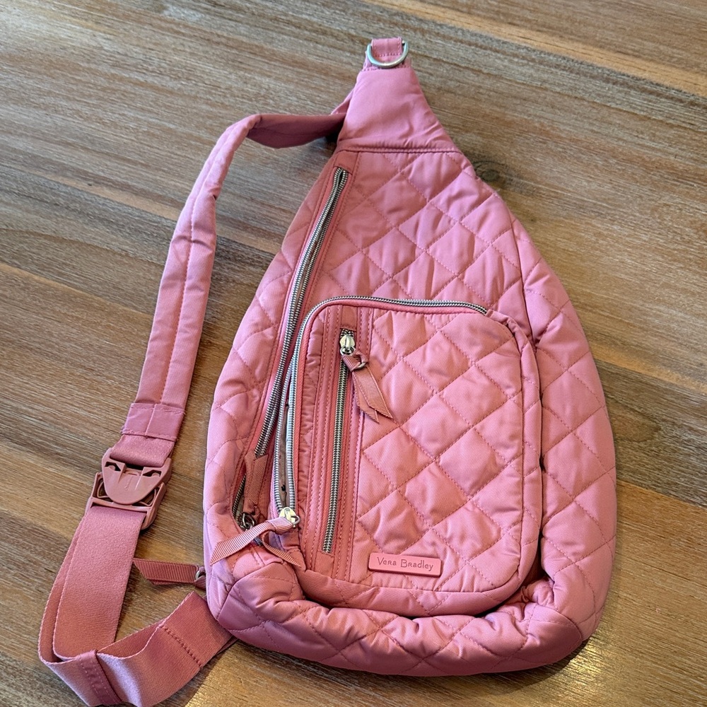 Vera Bradley Rose Quilted Backpack